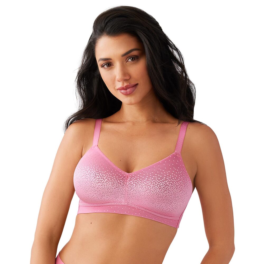 NWT Wacoal Womens Back Appeal Wire-Free Chateau Bra Rose 38D